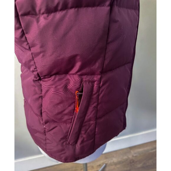 Tsunami Quilted Down Plum Front Zipper Puffer Vest - Picture 4 of 13